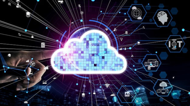 Konzeptionelle Cloud-Computing- und Datenspeichertechnologie für zukünftige Innovationen