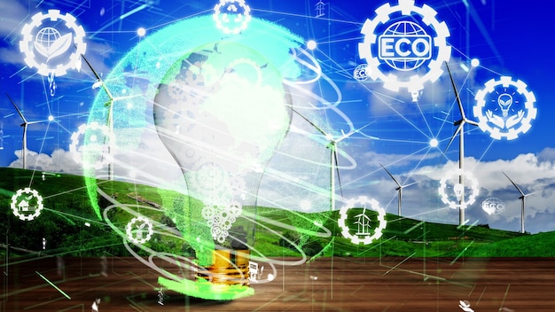 Konzeptioneller Umweltschutz und nachhaltige ESG-Entwicklung