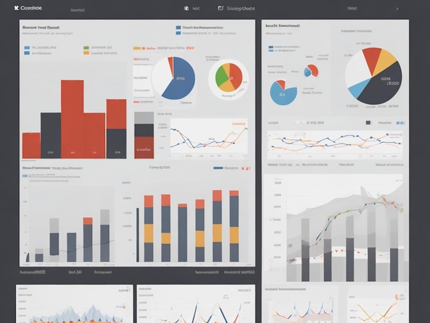 Konzeptionelles Business-Dashboard für die Analyse von Finanzdaten