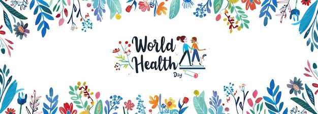 Konzeptkarte für den Weltgesundheitstag