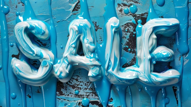 Konzeptkunstposter für den Blue Slime Sale