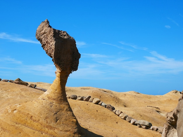 Kopf der Königin Stein auf Yehliu Geopark, neues Taipeh, Taiwan