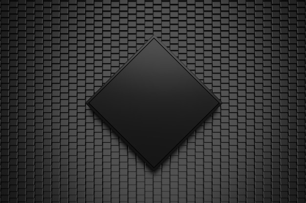 Kopierbereich quadratischer Hintergrund Werbemodell für Kosmetik- oder Schönheitsprodukte Natürlicher rauer silbergrauer Stufensockel Trendiges minimalistisches Banner 3D-Rendering