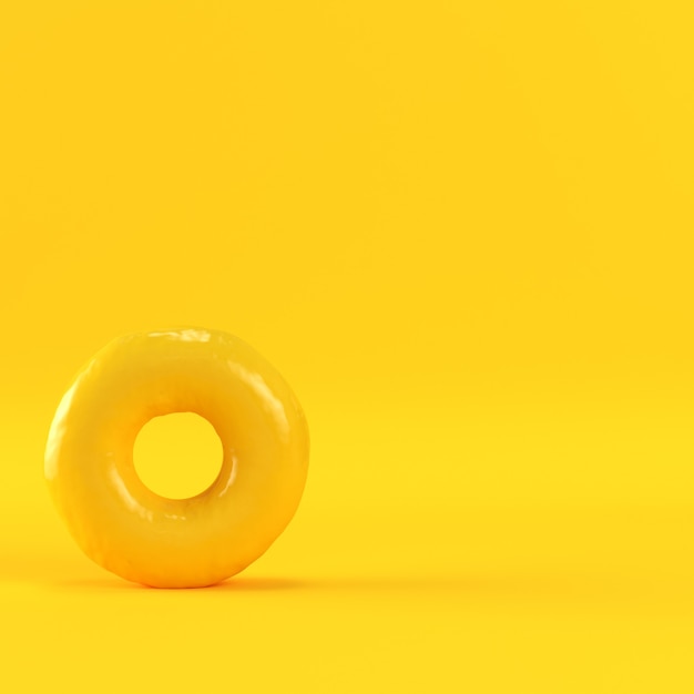 Kopierraum 3d Rendering Donut