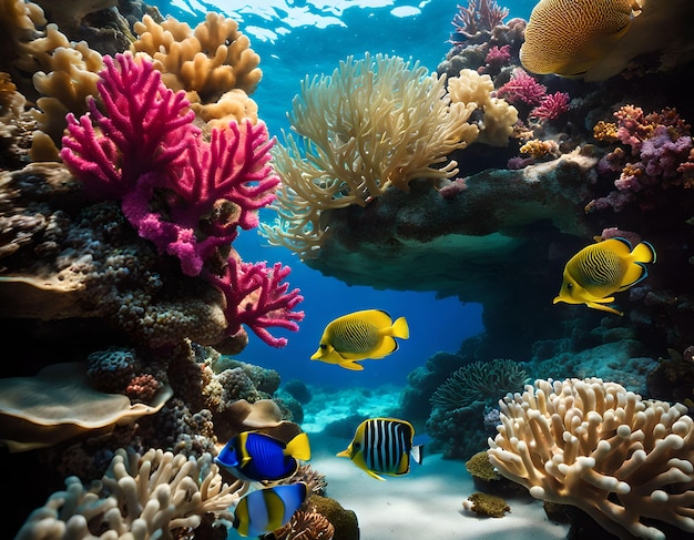 Korallensymphonie des Meereslebens
