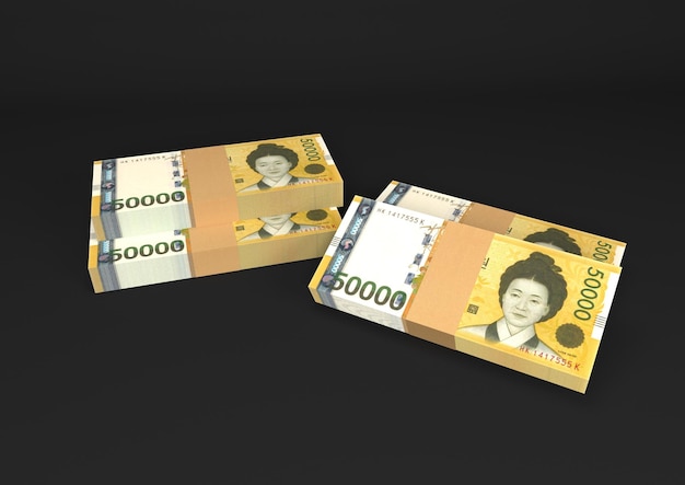 Korea Geld gewonnen