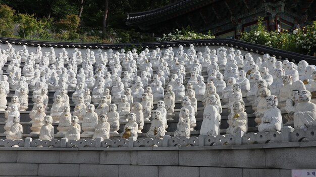 Foto koreanische tempelszene in bomunsa