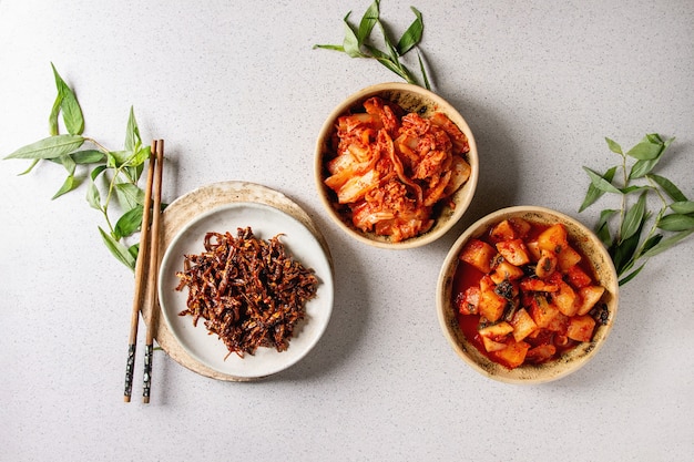Koreanische Vorspeise Kimchi