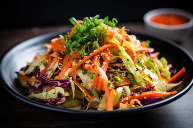 Koreanischer Kohl- und Karottensalat