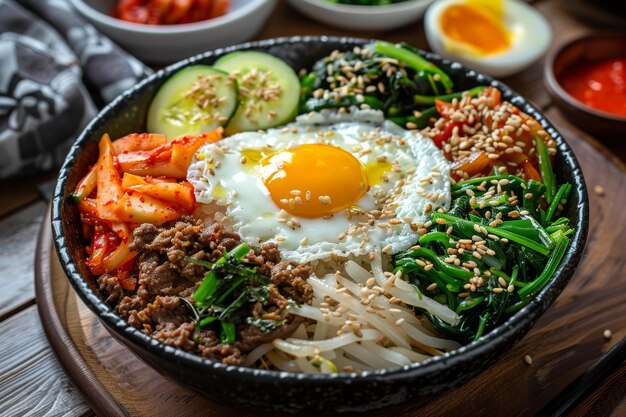 Koreanisches Essen Bibimbap