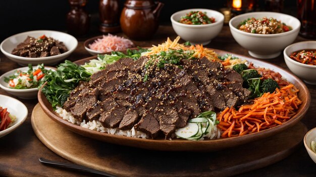 koreanisches Speise-Menü Königliches Bulgogi-Banquet