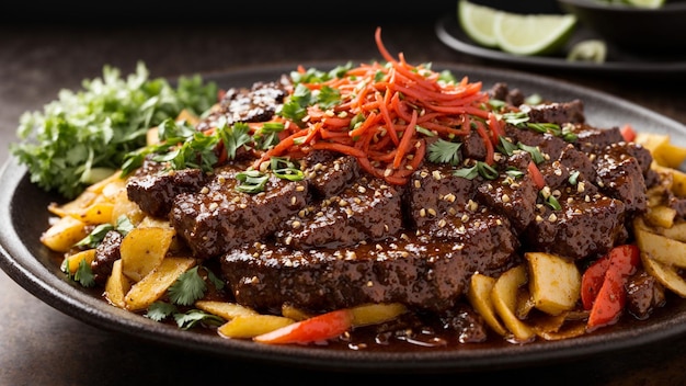 koreanisches Speise-Menü Sizzling Bulgogi Bliss