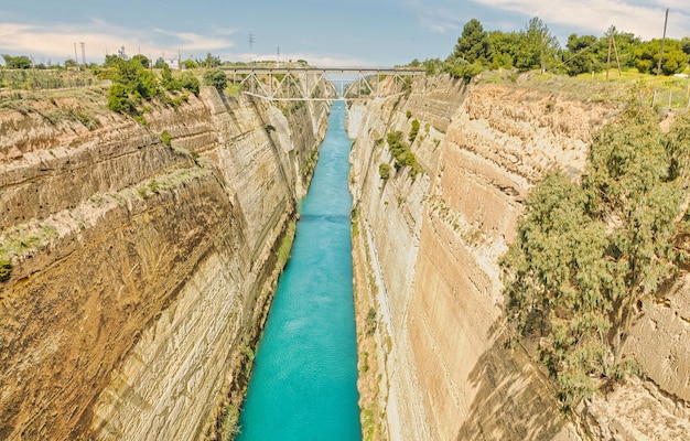 Korinthkanal in Griechenland