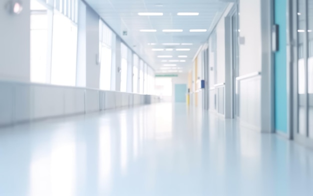 Korridor in einem Krankenhaus oder einer Klinik
