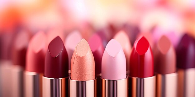 kosmetische Lippenbleistifte, um die Kontur der Lippen zu stärken und zu verhindern, dass Lippenstift verschmutzt wird