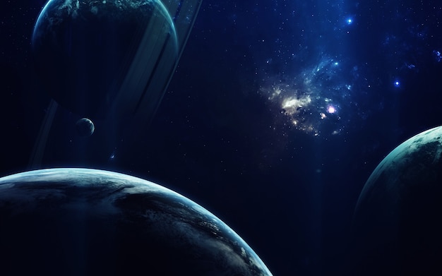 Kosmische Kunst, Science-Fiction-Tapete