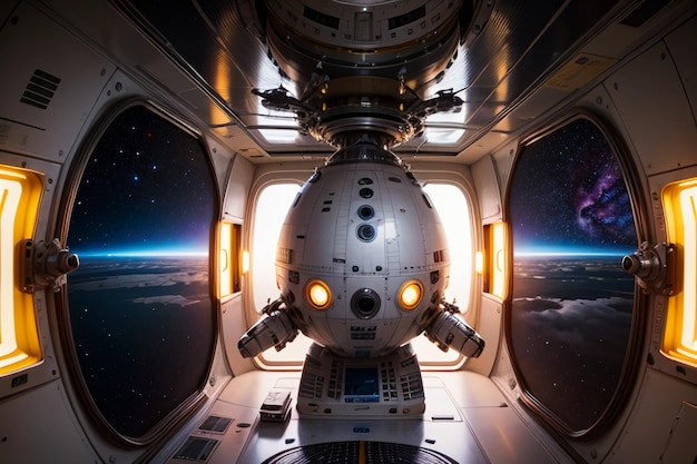 Kosmische Raumstation Raumfähre Sonde Raumfahrzeug Technologie Tapeten Hintergrund