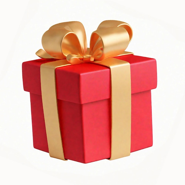 Foto kostenlose 3d-rendered-geschenkbox
