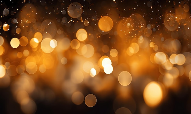 kostenlose Foto Farbige goldene Bokeh-Feier