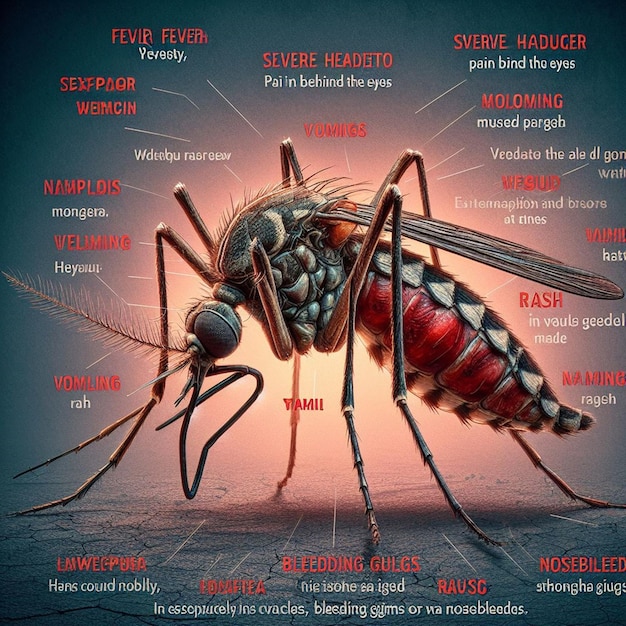 Foto kostenlose foto soziale medien dengue-vorbeugungskampagne mückenkrankheit epidemie