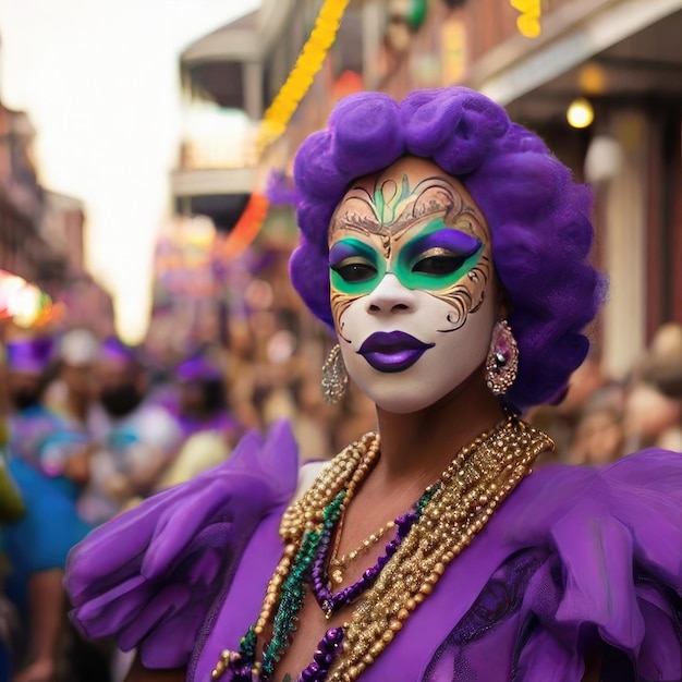 Kostenlose Mardi Gras-Feier in New Orleans