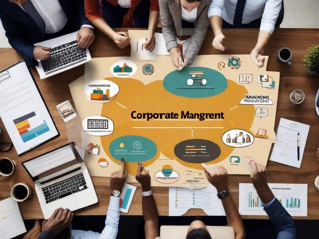 Kostenlose Unternehmensfoto-Management-Strategie-Lösung Branding-Konzept
