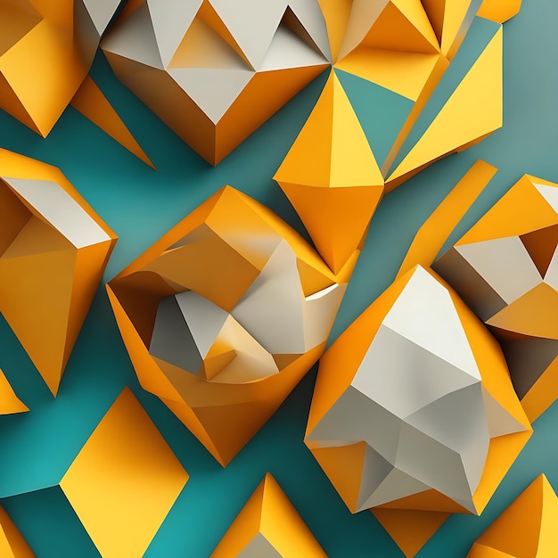 Kostenloser Foto einfacher abstrakter Hintergrund der geometrischen Form 3D-Rendering