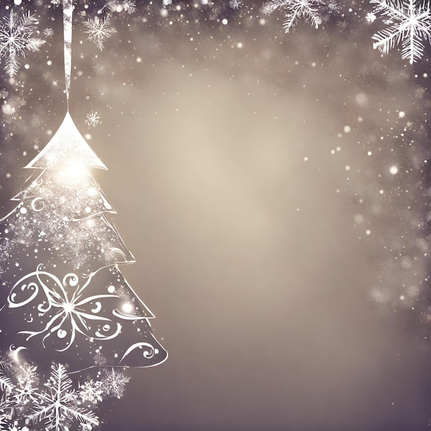 Foto kostenloses bild weihnachtshintergrund mit schneeflocken-design