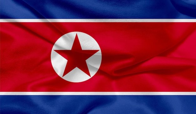 Kostenloses Foto der Nordkorea-Flagge