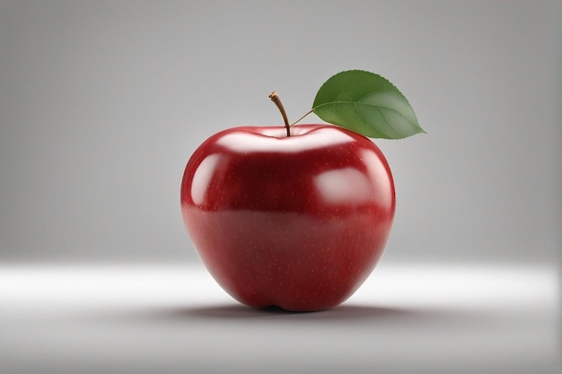 Kostenloses Foto köstliche rote Äpfel auf weißem Hintergrund