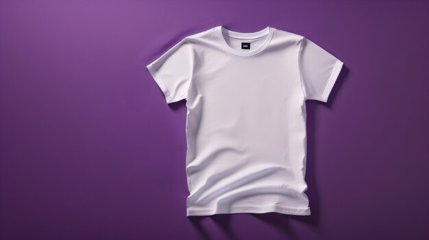 Kostenloses Foto Neues farbenfrohes T-Shirt-Mockup mit Copy-Raum auf Drak-Farbe Hintergrund