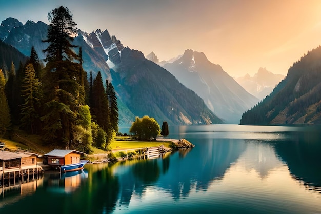 Kostenloses Foto schöne schneebedeckte Berge Landschaft Kaschmir-Staat Indien