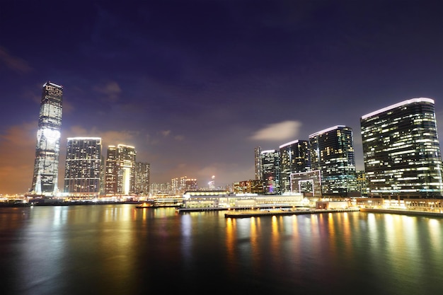 Kowloon bei Nacht