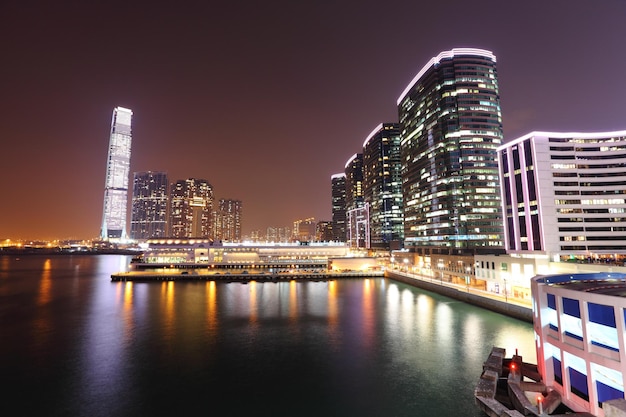 Kowloon bei Nacht