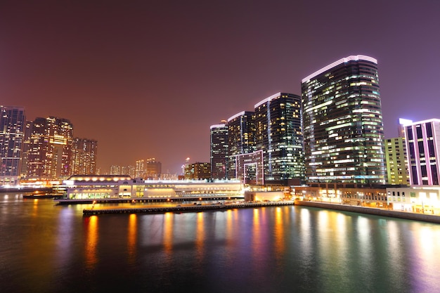 Kowloon bei Nacht