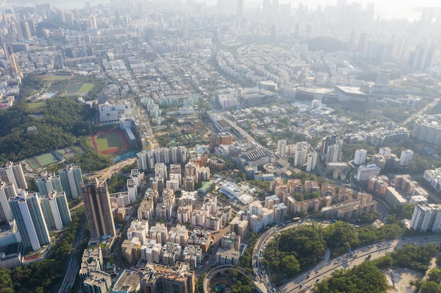 Kowloon Tong, Hong Kong - 28 de outubro de 2018: cidade de Hong Kong