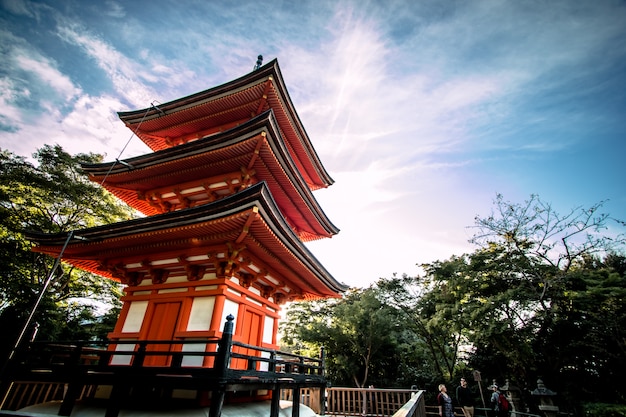 Koyasu-Pagode in Tempel Kiyiomizu dera, Kyoto.