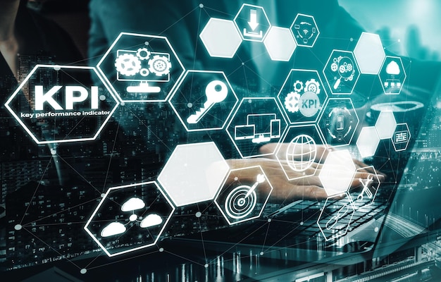 Foto kpi indicador clave de rendimiento para el concepto de negocio uds