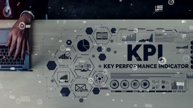 KPI Key Performance Indicator für Business konzeptionell