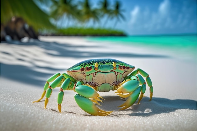 Krabben am Strand