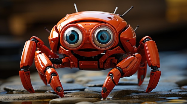 Krabbenroboter HD 8K Tapeten Fotografisches Bild