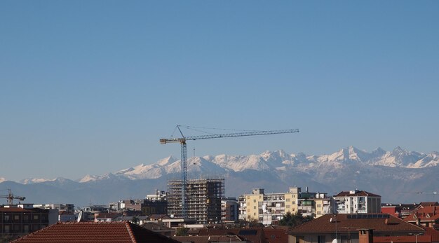 Kran auf der Baustelle