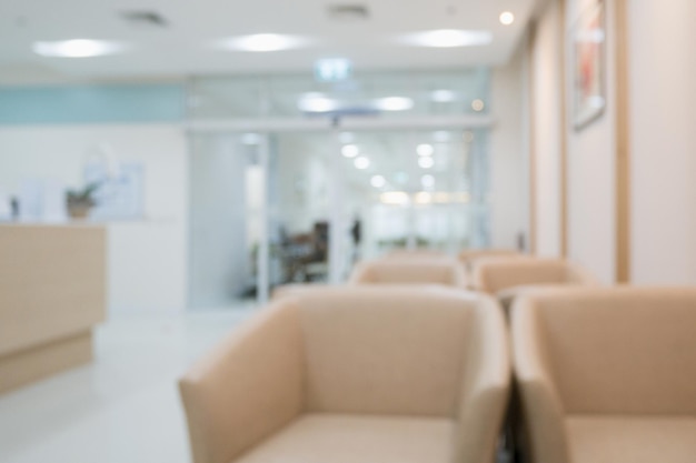 Krankenhaus Klinik Zimmer Innenraum defokussiert abstrakte Unschärfe Hintergrund