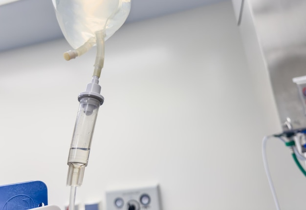 Krankenhausmedikamente, Spritzen, intravenöse Medikamente und Anästhesie, Schlafmittel, Propofol, Fentan