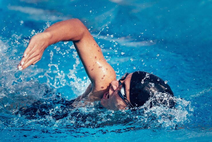 Foto kraulschwimmer