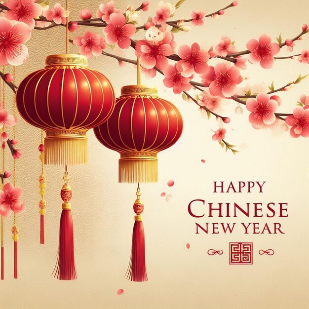 Kreative chinesische Neujahrsgrußkarte chinesische Wunschkarte Design chinesische Karte
