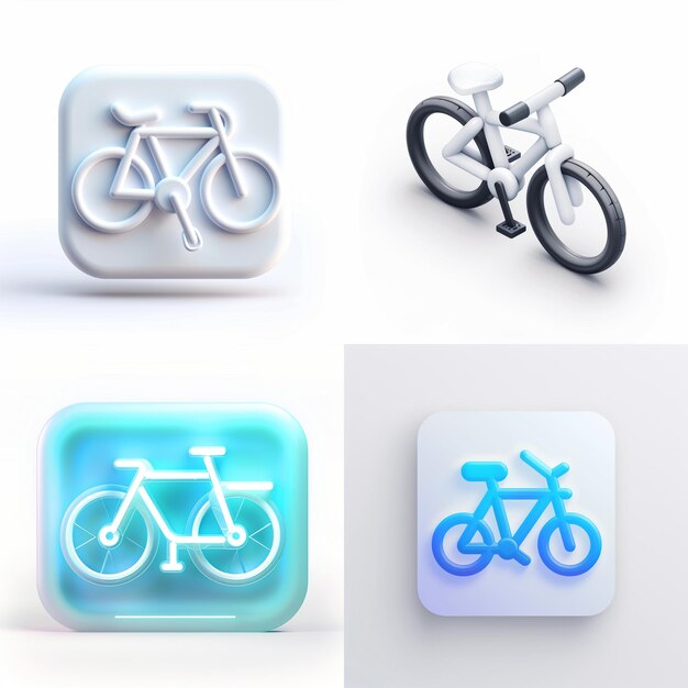 Kreative Icon-Set-Titel für mobile App-Designs