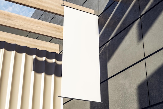 Kreative leere Plakatwand
