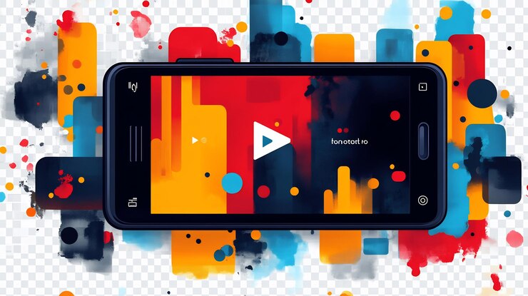 Foto kreative social-medium-vorlage instagram reels fette typografie helle farbe platzhalter video