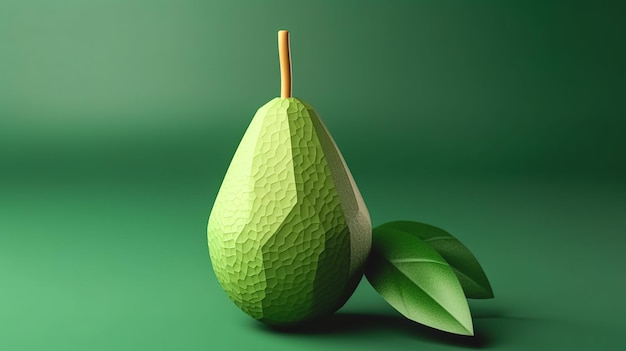 Kreativer abstrakter Hintergrund mit Avocado-generativer KI